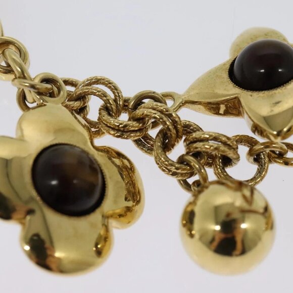 LOUIS VUITTON Bijoux Sac Tresor Key Holder Gold LV Auth - Picture 6 of 14